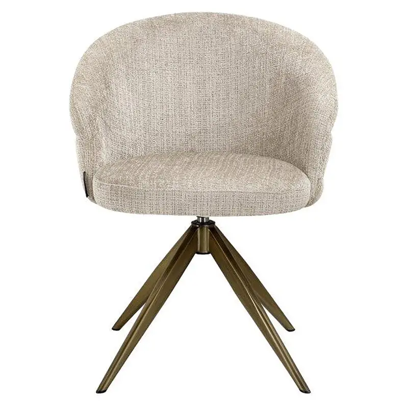 - Draaistoel Zendaya beige chenille (Niagara 902 beige Chenille)