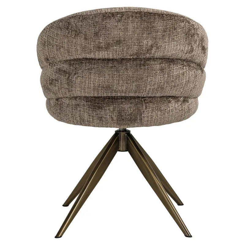 - Draaistoel Zendaya stone chenille (Niagara 104 Stone Chenille)