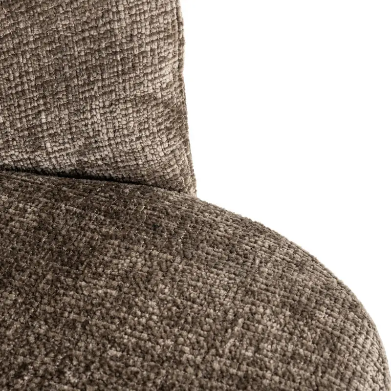 - Draaistoel Zendaya stone chenille (Niagara 104 Stone Chenille)