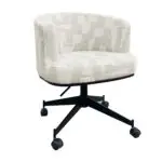 - Draaistoel  Rochenne met wielen beige graffic (Beige graffic)