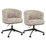 - Draaistoel  Rochenne met wielen trendy nature (Be Trendy 01 Nature)
