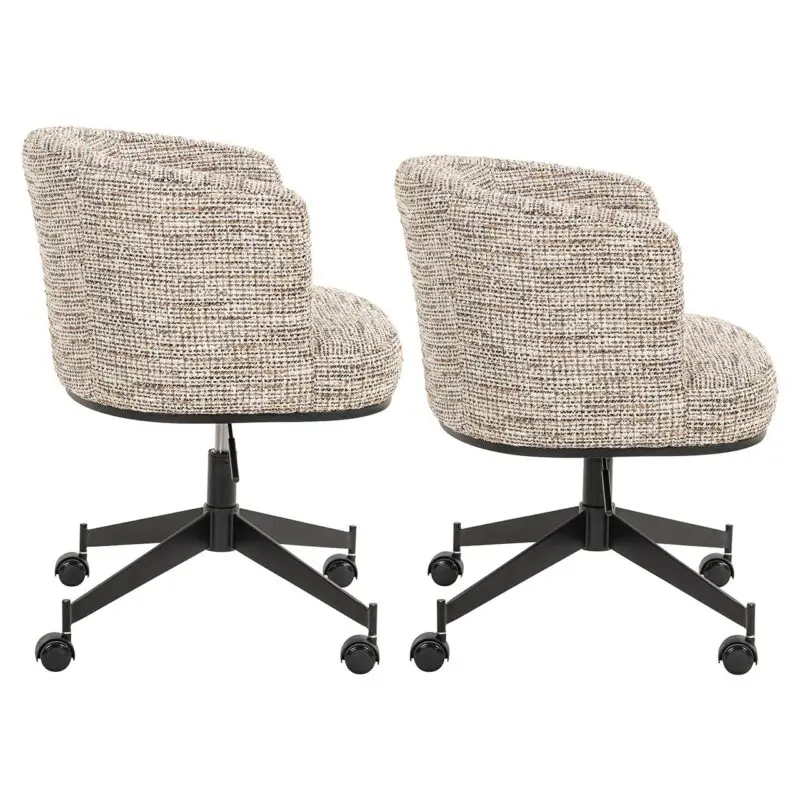- Draaistoel  Rochenne met wielen trendy nature (Be Trendy 01 Nature)