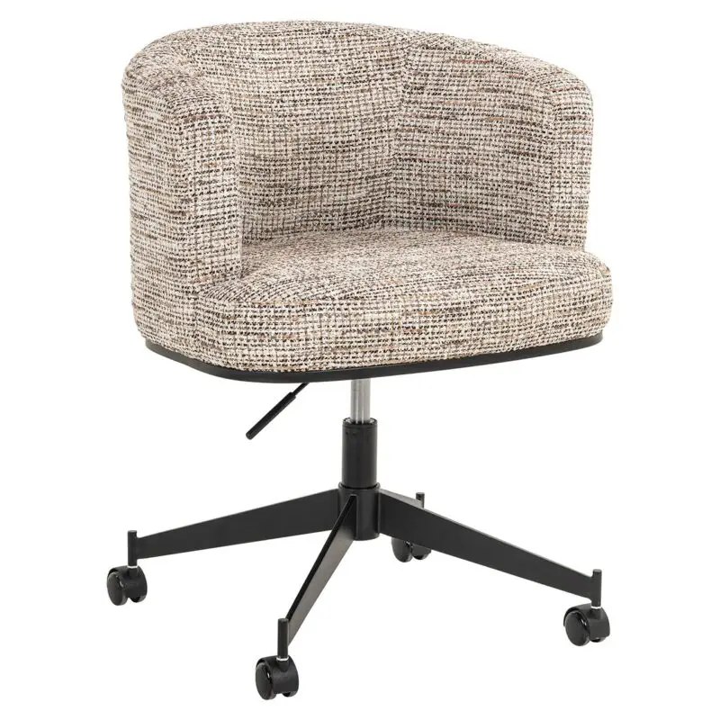 Richmond - Draaistoel  Rochenne met wielen trendy nature (Be Trendy 01 Nature) - Afbeelding 14