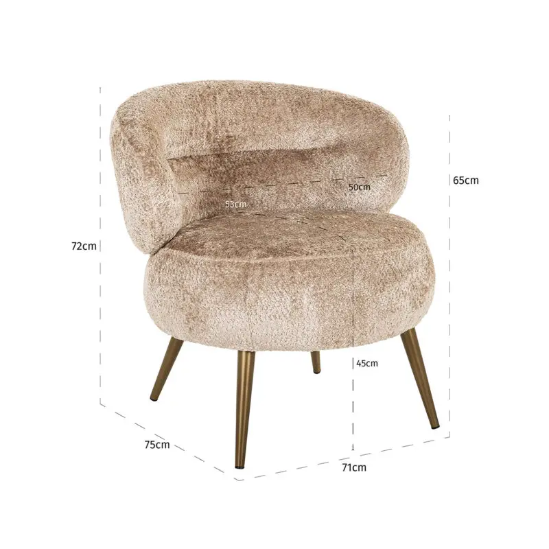 - Fauteuil Sabor sheep nature (Sheep 01 nature)