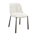 - Eetkamerstoelen Lana beige graffic (set van 2) (Beige graffic)