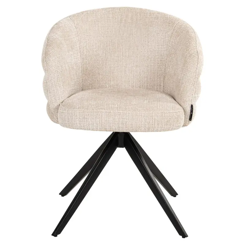 - Draaistoel Serenity beige chenille (Niagara 902 beige Chenille)