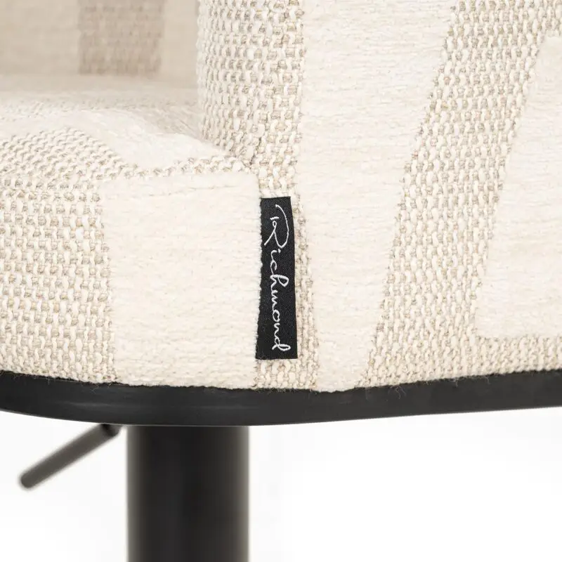 - Bar/counterstoel Cheyenne beige graffic (Beige graffic)