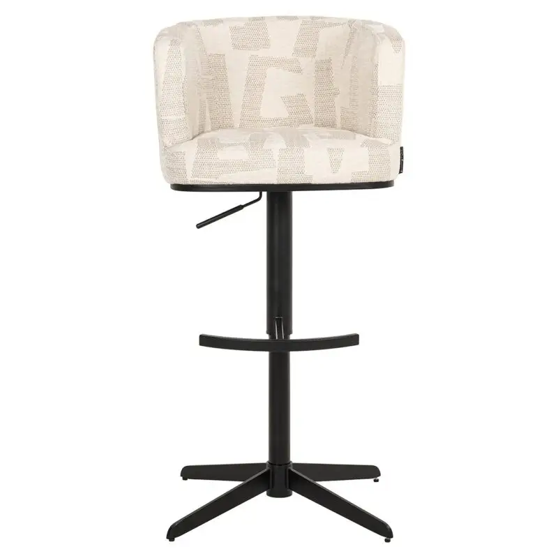 Richmond - Bar/counterstoel Cheyenne beige graffic (Beige graffic) - Afbeelding 15