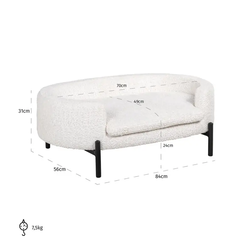 - Huisdierenbed Dolly white sheep (Sheep 02 white)