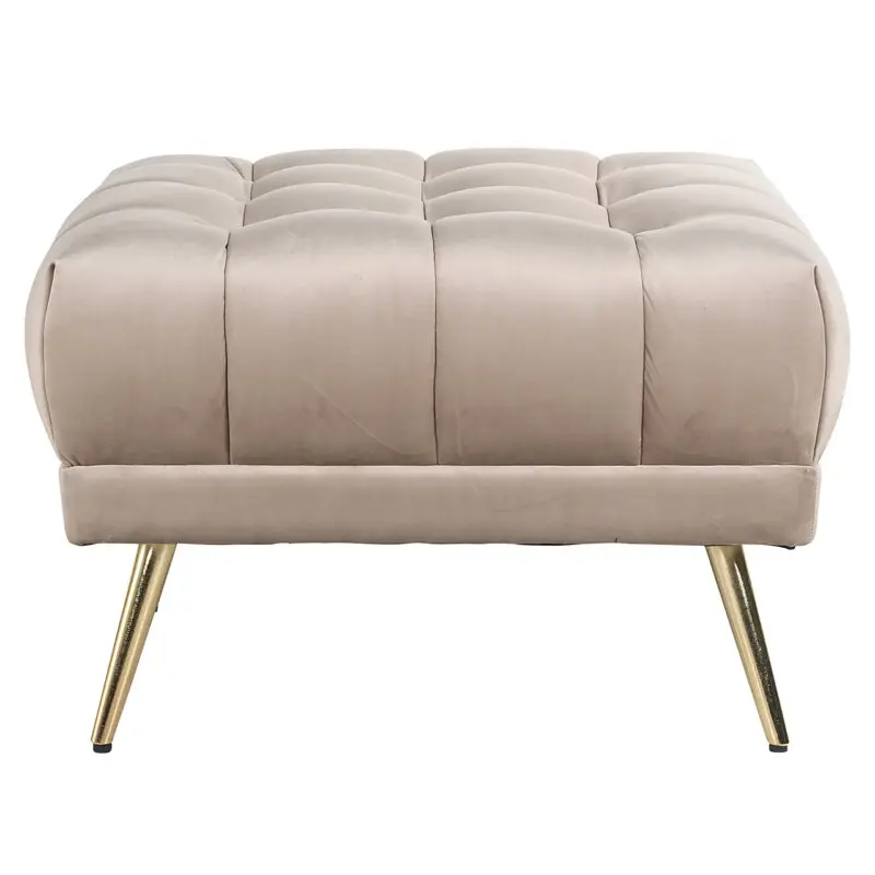 - Poef Huxley khaki velvet (Quartz Khaki 903)