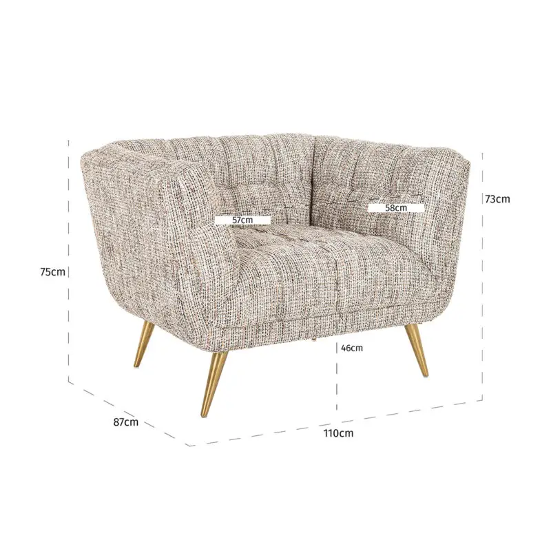 - Fauteuil Huxley trendy nature (Be Trendy 01 Nature)