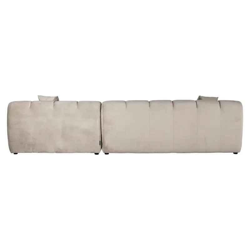 - Bank Cube 3-zits + lounge rechts (Quartz Khaki 903)