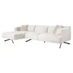 - Bank Donovan 3-seats + lounge left (Fusion cream 02)
