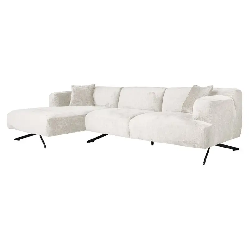 - Bank Donovan 3-seats + lounge left (Fusion cream 02)
