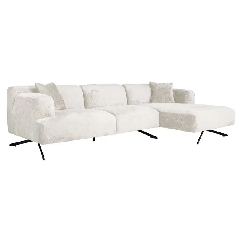 - Bank Donovan 3-seats + lounge right (Fusion cream 02)