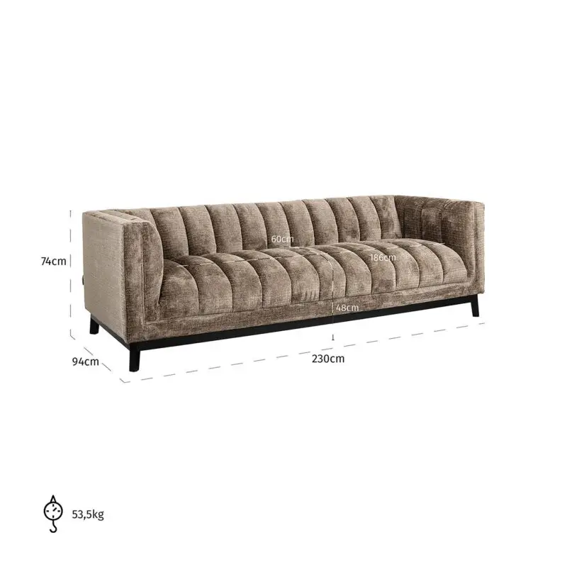 - Bank Beaudy stone chenille fire retardant (Niagara 104 Stone Chenille)
