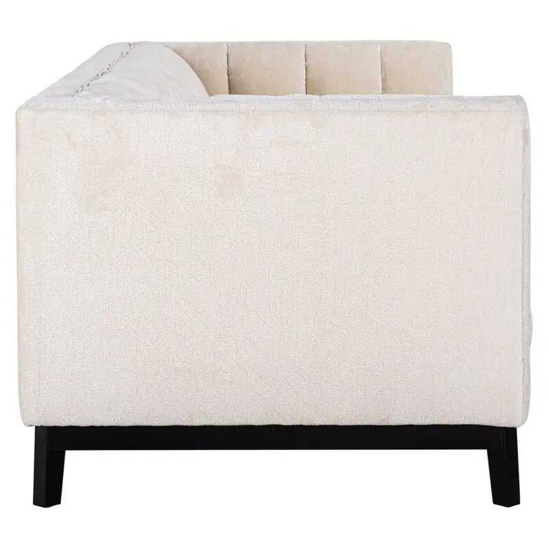 - Bank Beaudy white chenille fire retardant (FR-Bergen 900 white chenille)