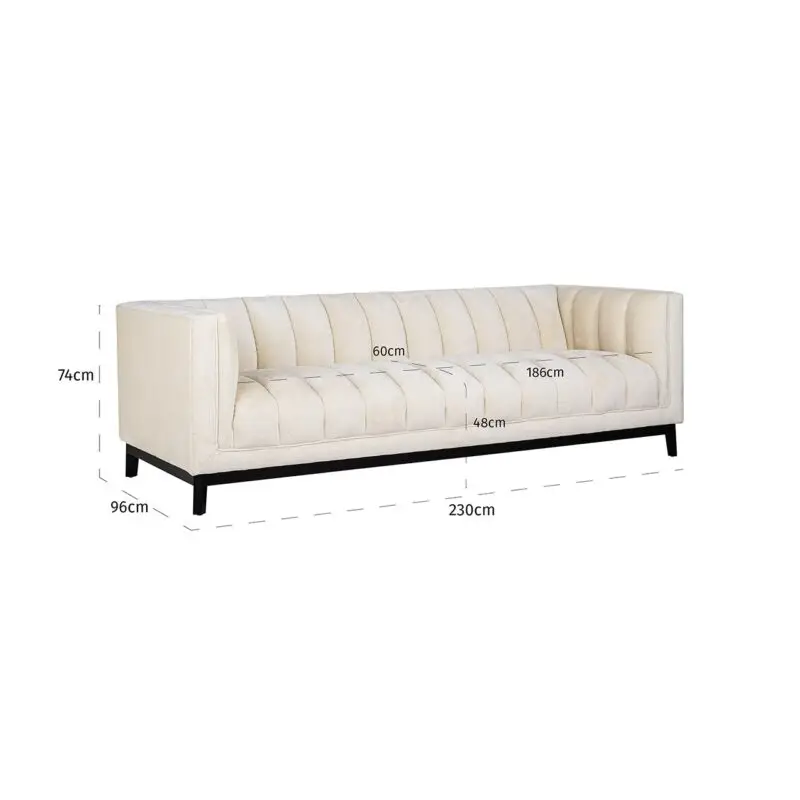 - Bank Beaudy white chenille fire retardant (FR-Bergen 900 white chenille)
