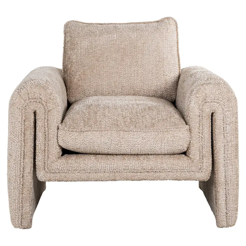 - Fauteuil Sandro beige (Be Lovely 170 Beige)