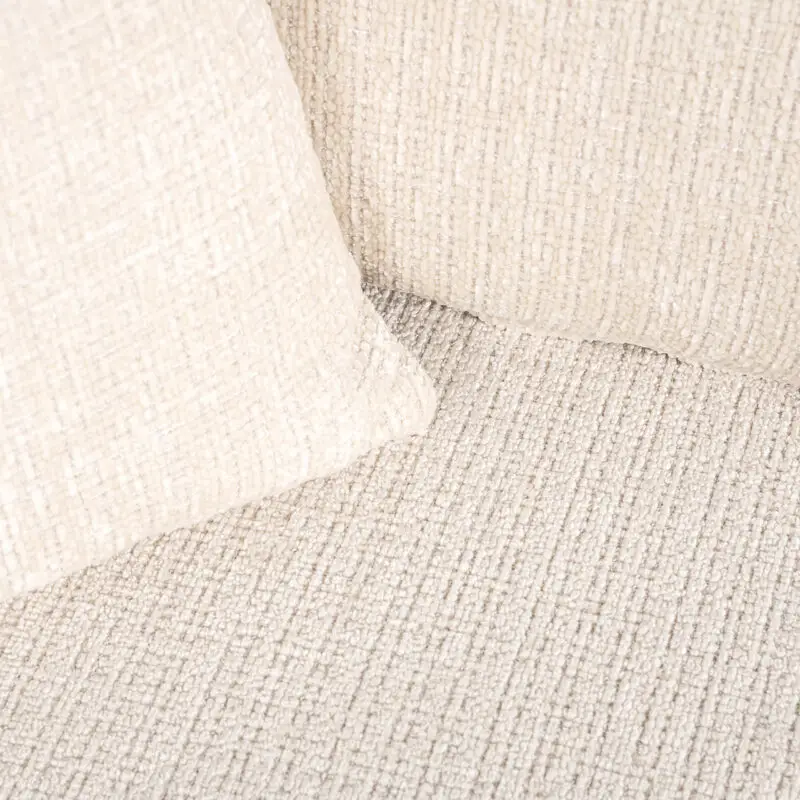 - Sofa Lusso 3-zits beige chenille (Niagara 902 beige Chenille)