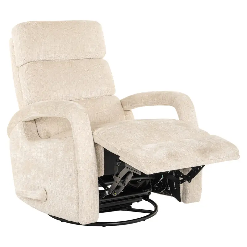 Richmond - Relax draaifauteuil Denvi beige chenille (Niagara 902 beige Chenille) - Afbeelding 11