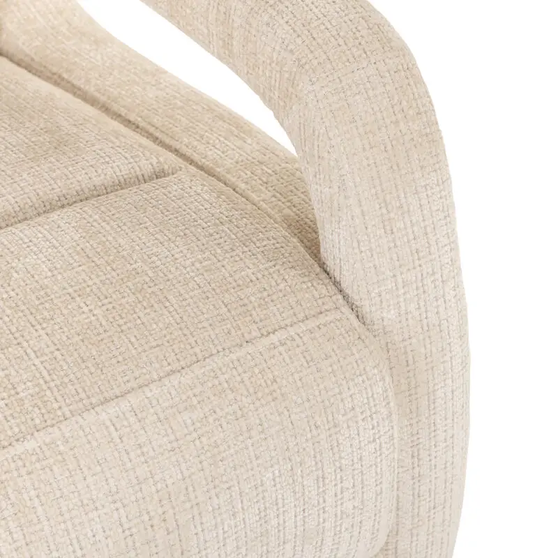 - Relax draaifauteuil Denvi beige chenille (Niagara 902 beige Chenille)