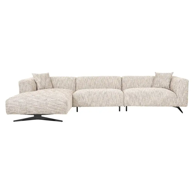 - Bank Hoxton 3-zits + lounge links (Be Trendy 01 Nature)