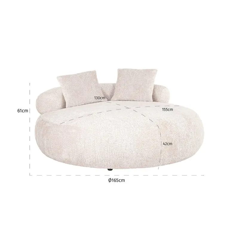 - Daybed Tivola (Be Lovely 11 Cream)