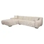 - Bank Hazel 3-zits + lounge links trendy nature (Be Trendy 01 Nature)
