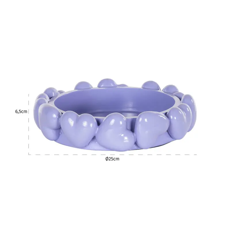- Dienblad Sanny hearts (Purple)