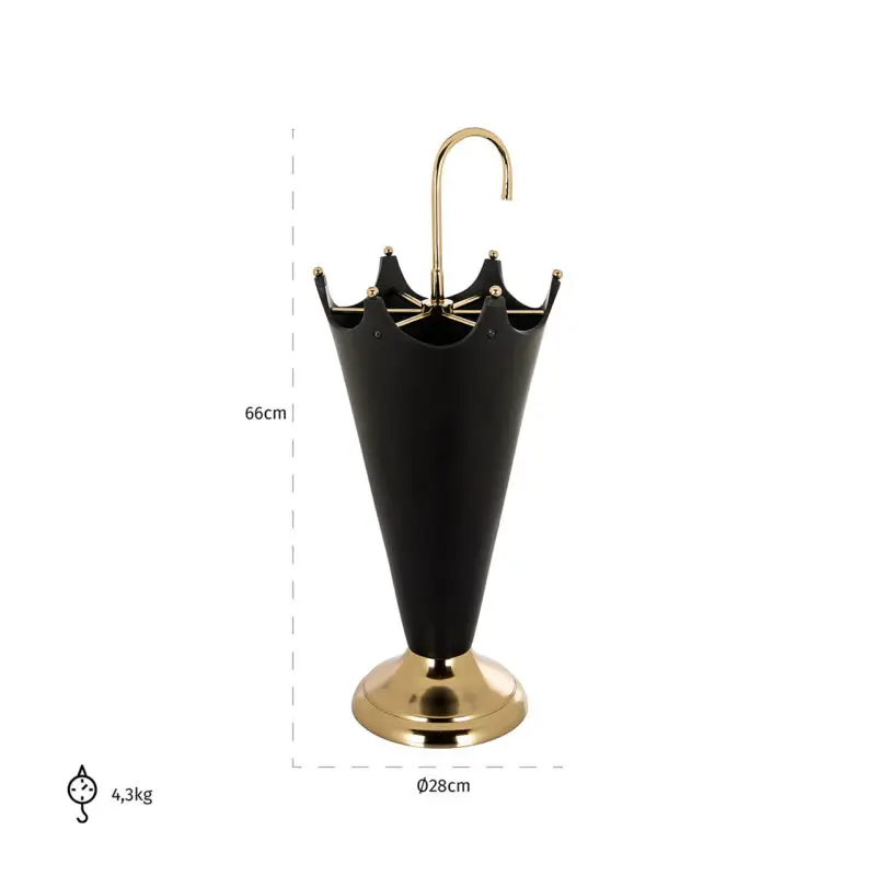 - Paraplubak Jytte (Black/gold)