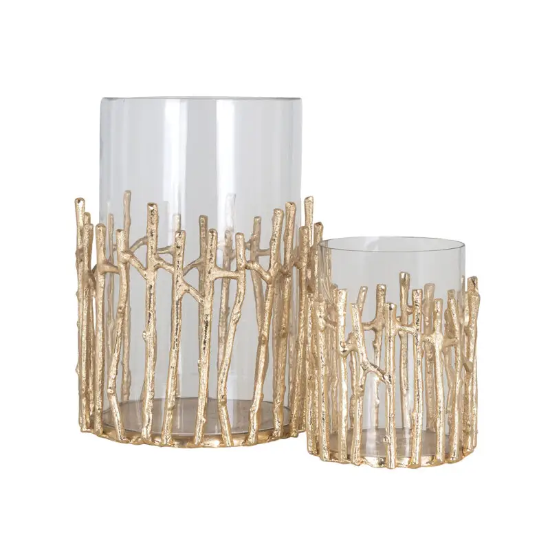 - Windlicht Loretta groot (Gold)