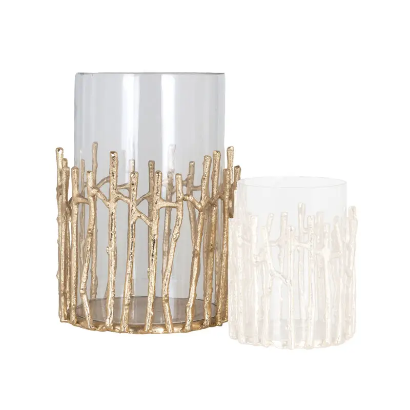 - Windlicht Loretta groot (Gold)