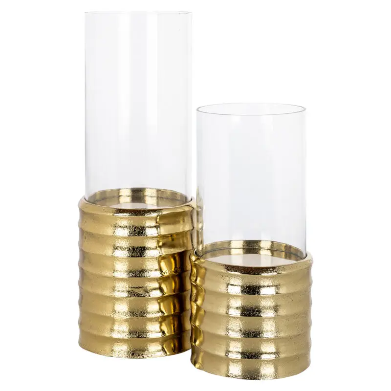 - Windlicht Bodil groot (Gold)