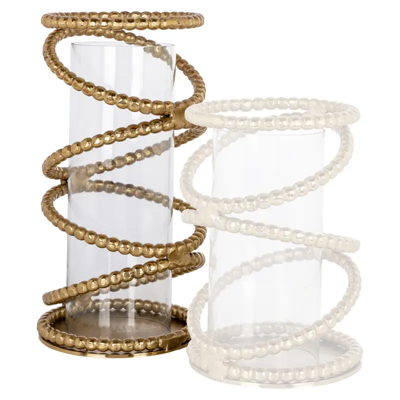 - Windlicht Jaden groot (Brushed Gold)