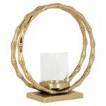 - Windlicht Merlyn groot (Gold)