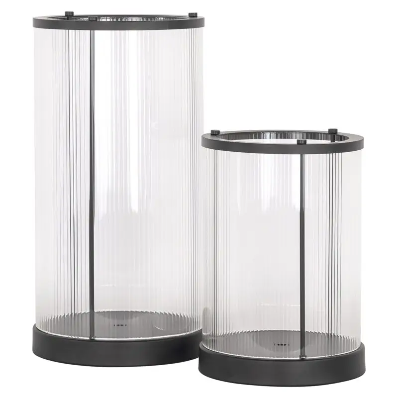 - Windlicht Dayene groot (Black)