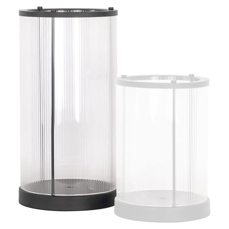 - Windlicht Dayene groot (Black)