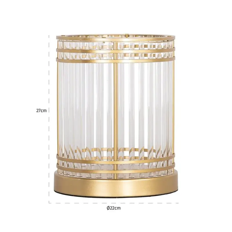 - Windlicht Dyara klein (Gold)