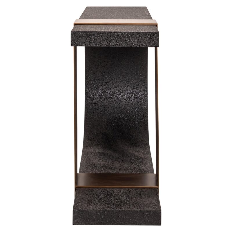 - Wandtafel Bazel (Black/gold)