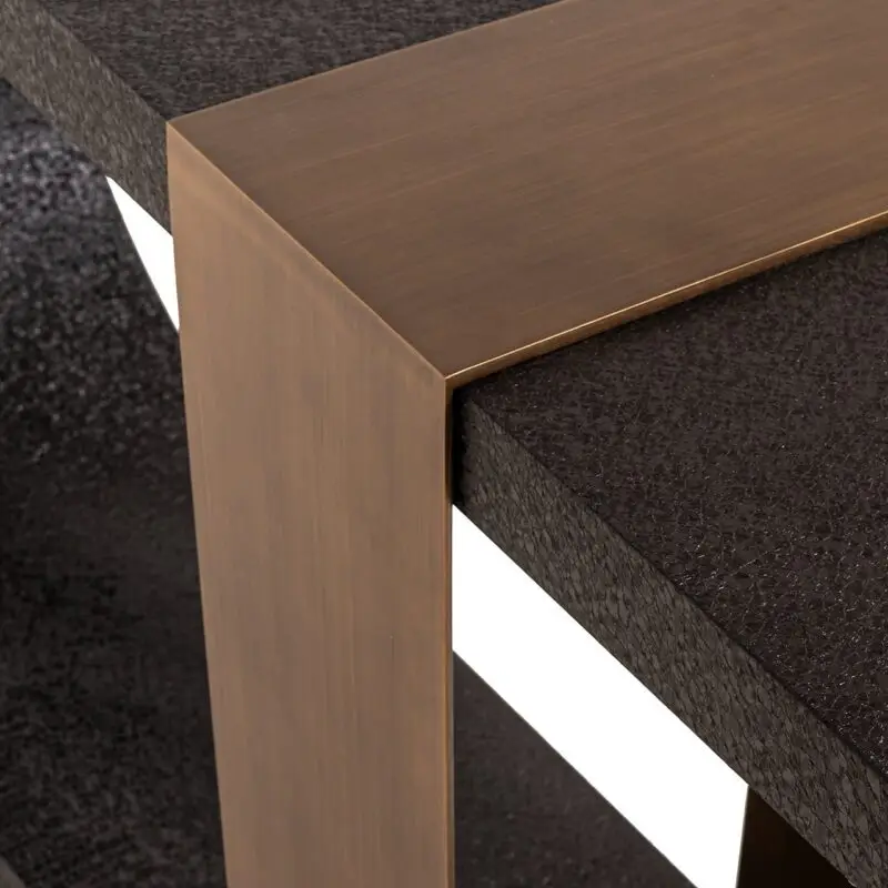 - Wandtafel Bazel (Black/gold)
