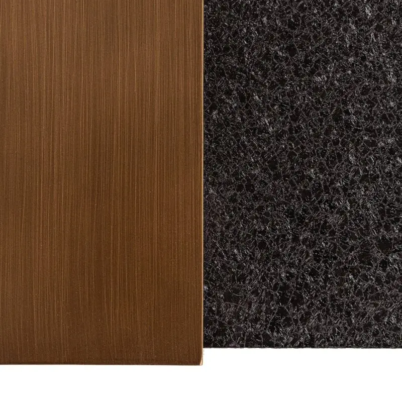 - Wandtafel Bazel (Black/gold)