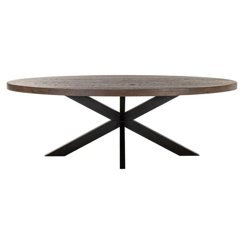 - Eettafel Watson bruin 235 incl. spider leg black (Dark brown)