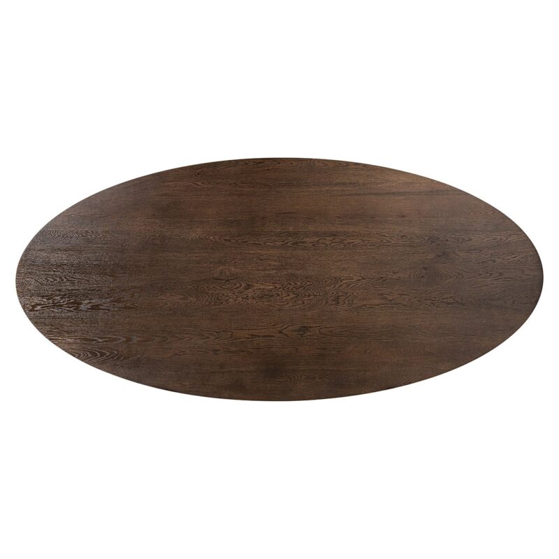 - Eettafel Watson bruin 235 incl. spider leg black (Dark brown)