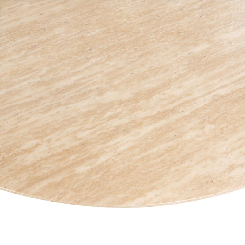 - Eettafel Montgommery 130Ø (Beige)