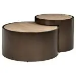 - Salontafel Ronson set van 2 (Beige)