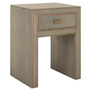 - Nachtkastje Bloomville 1-lade incl. glas (Brown)