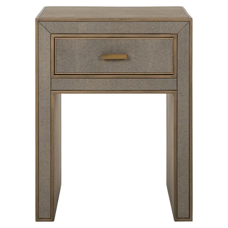 - Nachtkastje Bloomville 1-lade incl. glas (Brown)