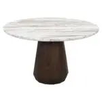 - Eettafel Oberoy 130Ø (Brown)