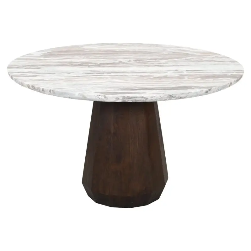 - Eettafel Oberoy 130Ø (Brown)